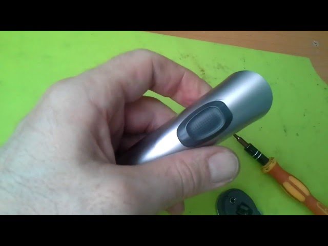 How to disassemble the Wella HS61 trimmer - YouTube