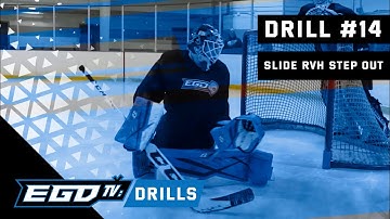 Elite Goaltending Development Drill Video #14 - Slide RVH Step Out