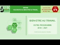 Renouveau et dmocratie  bienetre au travail  programme 20182021