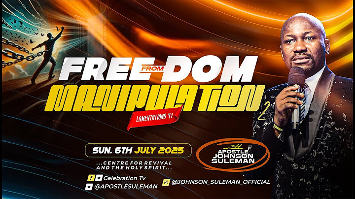 FREEDOM FROM MANIPULATION (Part 2) By Apostle Johnson Suleman || Sunday Service - 6th July, 2025