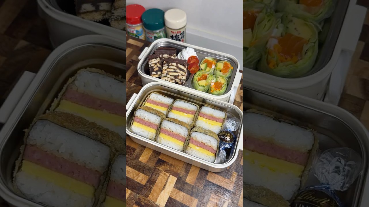 Packing lunch for his 12-hour shift at 5 am 🍱