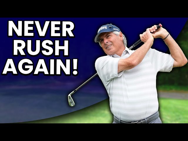 Never Rush Your Golf Swing Again After Doing This Silky Smooth POWERFUL Move