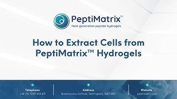 How to extract cells from PeptiMatrix hydrogels