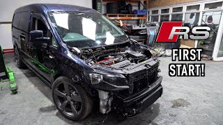 BUILDING AN AUDI RS ENGINE SWAPPED VW CADDY | PART 2