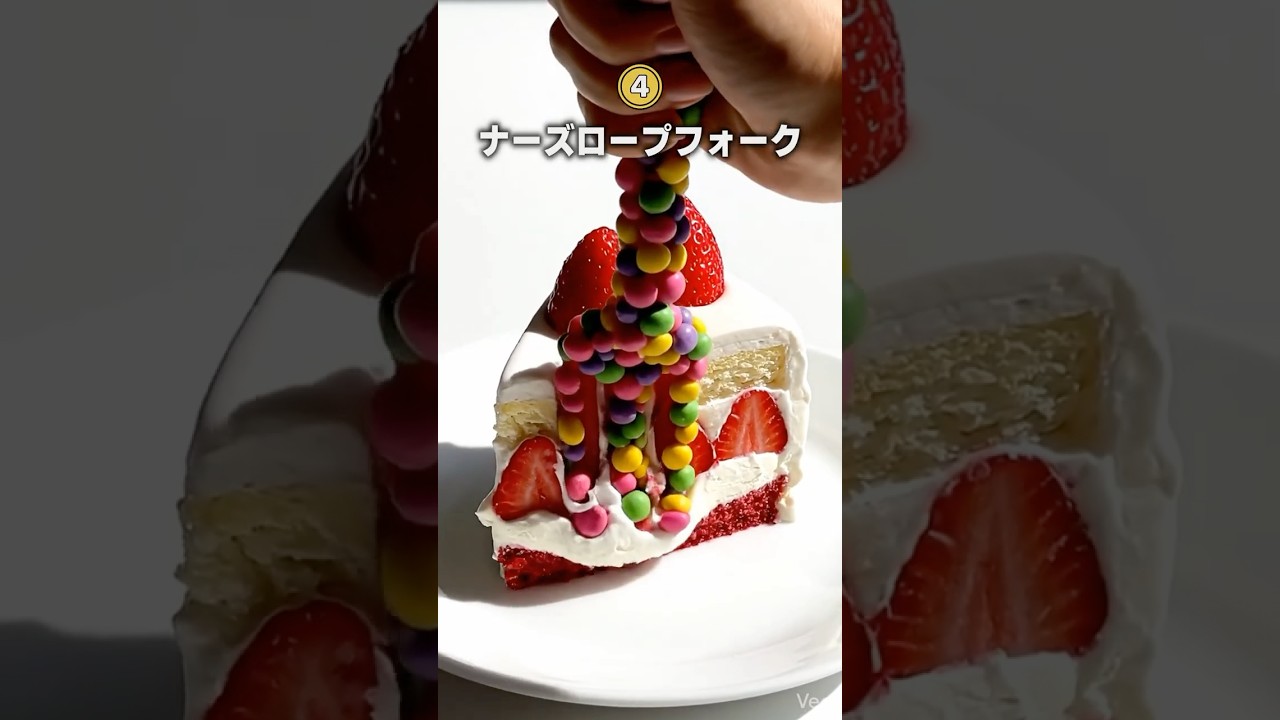 ショートケーキを食べるなら、どのフォーク? #chooseone #pickone #whichone