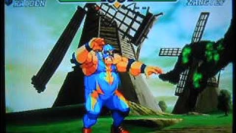 Capcom VS SNK 2 EO: Raiden VS Zangief