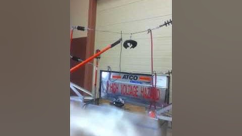 Atco Electric power line demonstration