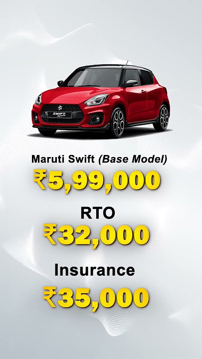 The Price Of A Maruti Swift