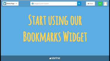 How to start using our Bookmarks widget