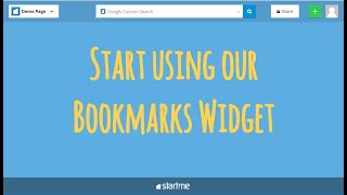 How to start using our Bookmarks widget screenshot 2