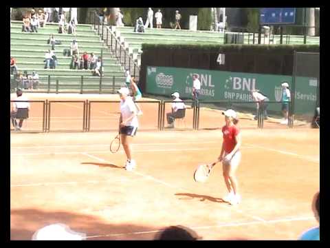 Cara Black & Liezel Huber Practice Rome 2007