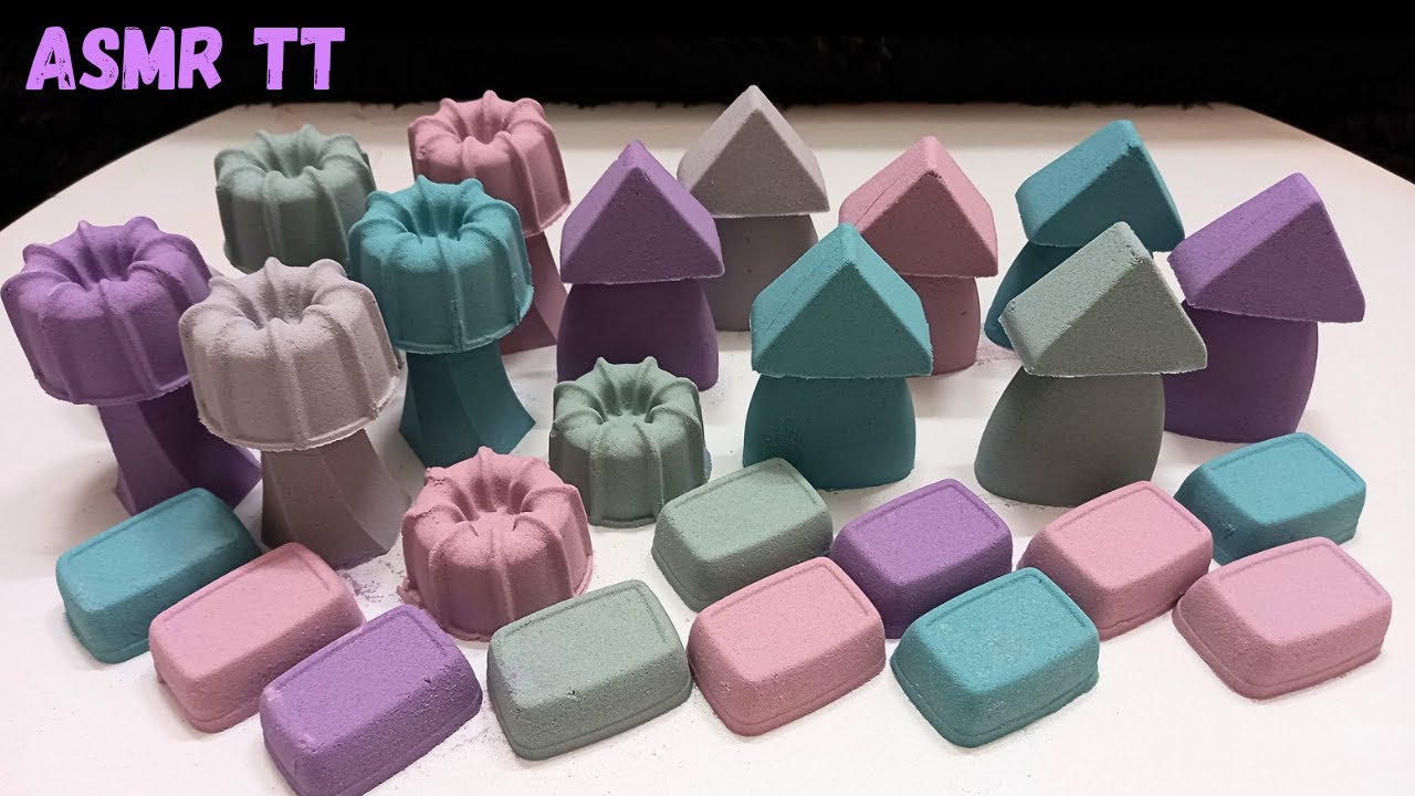 Baking soda asmr hard crushing