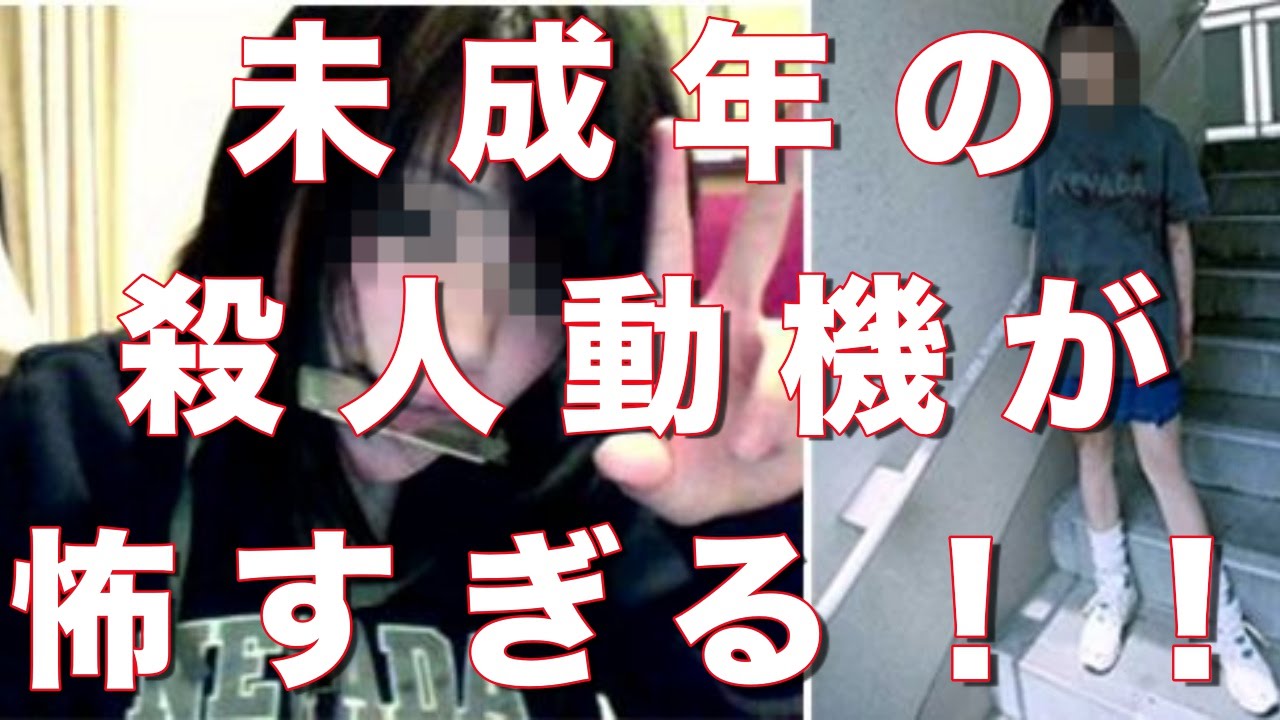 【閲覧注意】未成年が関与した殺人事件 Youtube 