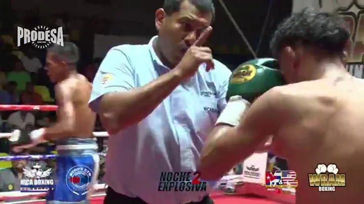 Jerson Ortiz VS Jose Cordero - Nica Boxing Promoti...