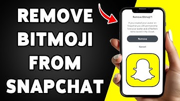 How To Remove Bitmoji From Snapchat 2025 | Delete Your Bitmoji From Snapchat App