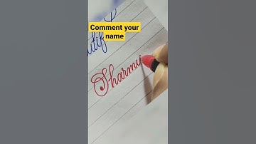 How to Write Cursive Handwriting || Sharmistha || shorts