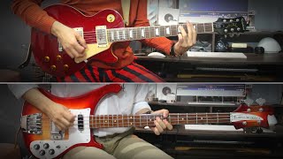 Martha My Dear - The Beatles (Guitar And Bass Cover) - Epiphone Les Paul Lucy - Rickenbacker 4003s