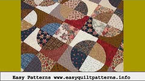 drunkards path quilt block tutorial easy free motion quilting designs