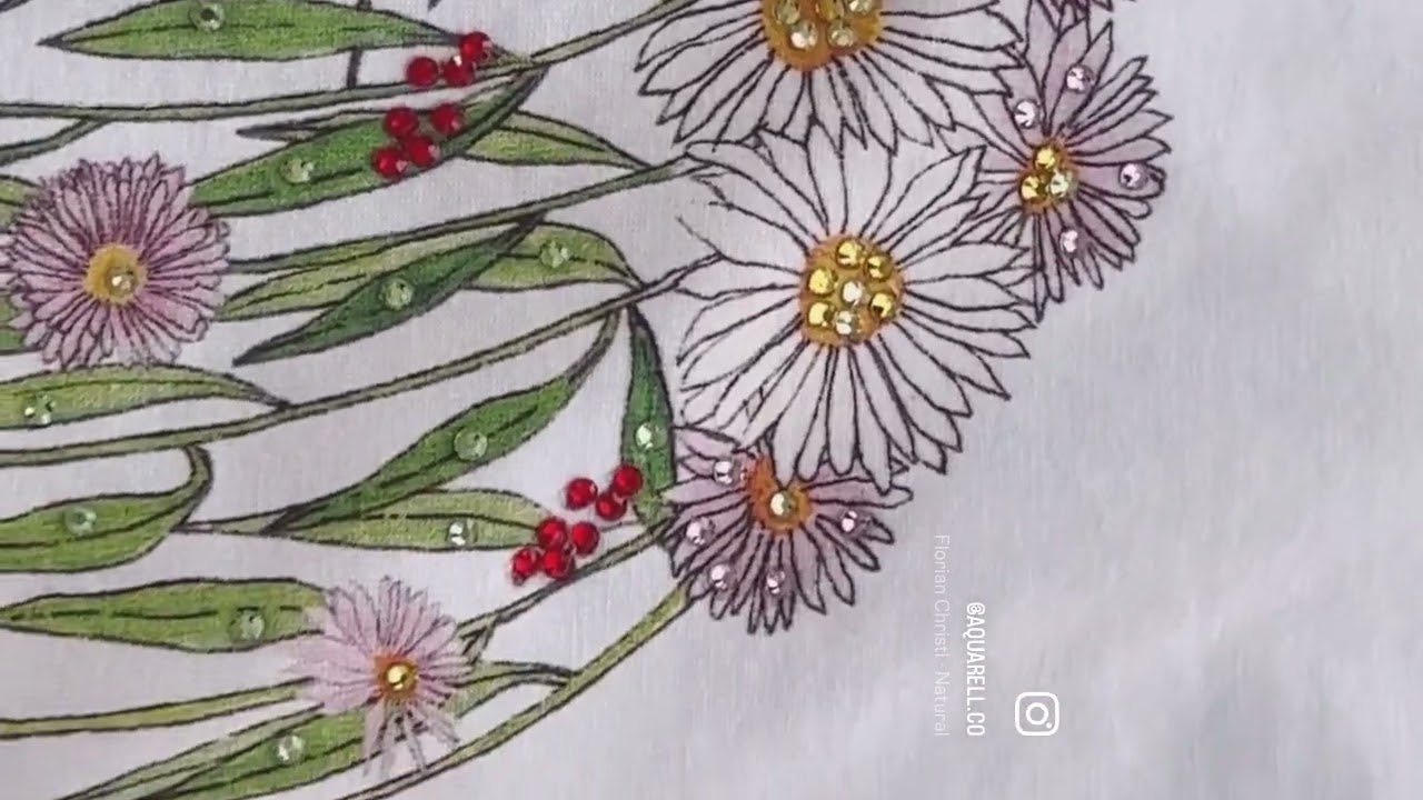 Aquarell Virgo T-shirt  details