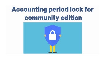 Accounting Period Lock for Community Edition #Odoo App #lock #AccountingPeriod #communityedition