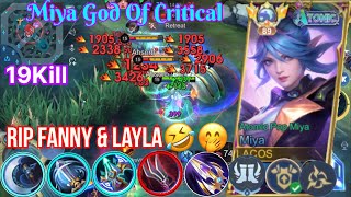 Legendary Miya God Most OP Miya 1 Hit Built & Emblem #mlbbcreatorcamp #mlbb #miya #mobilelegend