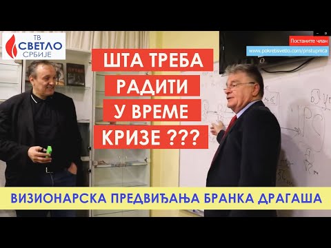 Branko Dragaš i Dejan Lučić: ŠTA TEREBA RADITI U VREME KRIZE?