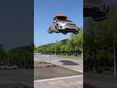 Amazing car: Flying