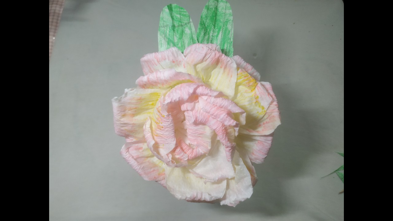 DIY Tissue Paper Flower | Easy & Beautiful Handmade Flower Craft Step by Step