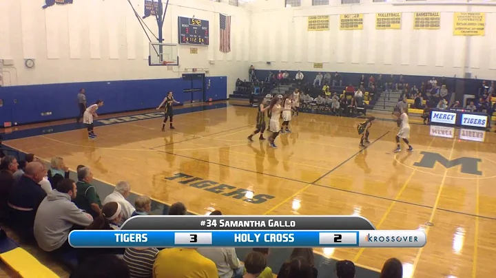 Samantha Gallo #34 Mercy vs Holy Cross Dec. 2015