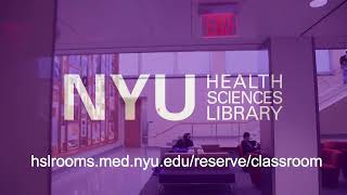 NYU Lapidus Library Classroom