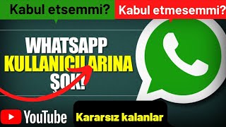 WHATSAPP TEHLİKESİ VE KORKUTUCU YENİ SÖZLEŞME! ( TÜM GERÇEKLER! )