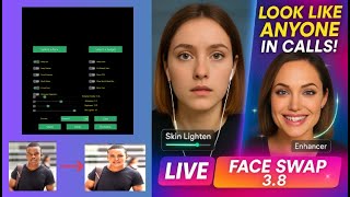 Real-Time Face Swap with Skin Lighten Control! Faceswap 3.8 for Video Calls is Insane! screenshot 5