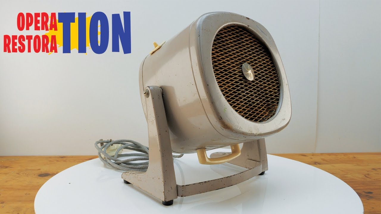 Rare 1950s Fan Heater (CAN IT BE RESTORED) - YouTube
