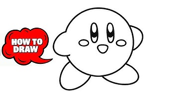 How to Draw Kirby | Easy & Cute Drawing Tutorial for Beginners