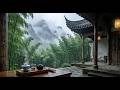 Violent Thunderstorm at Ancient Mountain Temple ☔ Relaxing Rain Sounds