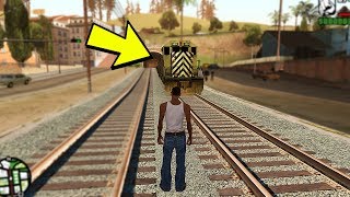 ISSO acontece se você tentar PARAR O TREM do GTA San Andreas screenshot 5