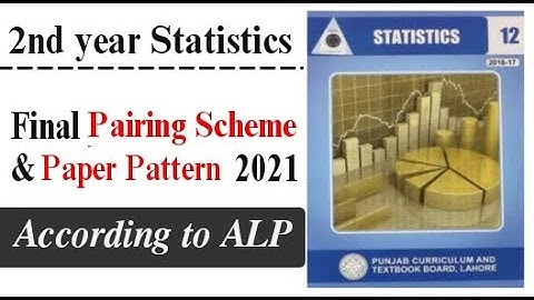 2nd year statistics paper scheme 2021 | paper pattern | punjab boards