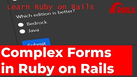 Complex forms in Rails with form objects and ActionView helpers | Learn Practical Ruby on Rails