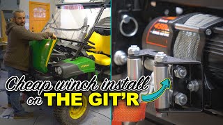 Installing a winch on the Gator