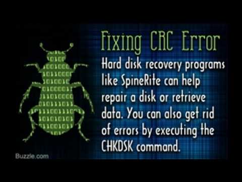 How to Fix a Cyclic Redundancy Check Error