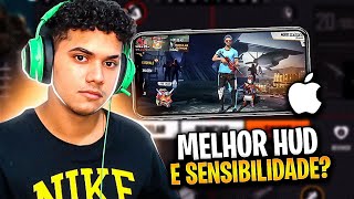 MOSTREI MINHA SENSIBILIDADE E HUD PERSONALIZADO NO FREE FIRE!