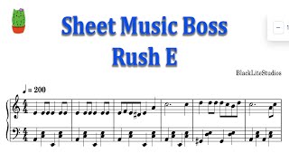 Rush E - Sheet Music Boss