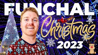 Funchal MARKET FOOD Tour + Funchal CHRISTMAS LIGHTS 🇵🇹