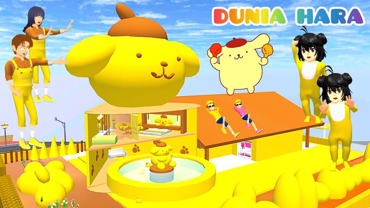 Pompompurin datang ke kota Sakura 😱 | Rumah Yuta Jadi Rumah Pompompurin VS Pompompurin Palsu