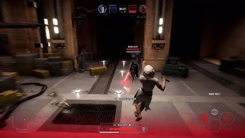 Rey vs Darth Vader 1v1 Hero Showdown Battlefront 2