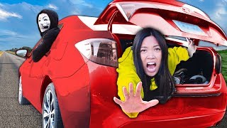 REGINA IS TRAPPED! Spending 24 Hours Stuck in Most Mysterious Hacker Car with PZ9 & his Best Friend