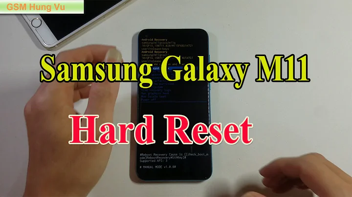 Samsung Galaxy M11 Hard Reset when forgot Pin Code - Gsm Hung Vu