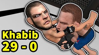 khabib submits Justin Gaethje & retires undefeated 29 - 0