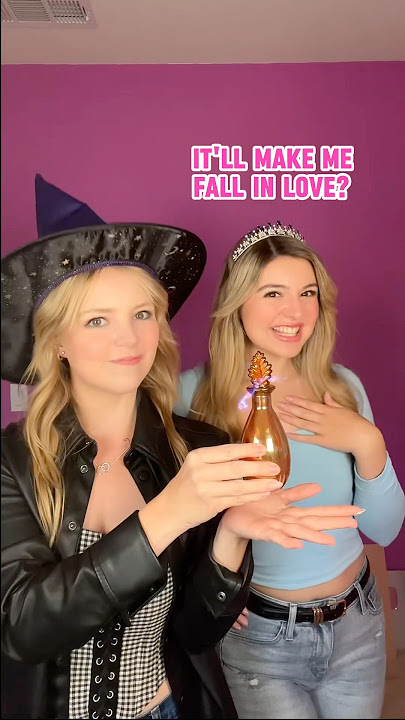 A witch helps the princess fall in love #bestfriend #princess #funny @briannamizura