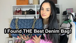 I Found The Best Denim Flap Bag! | elle be |